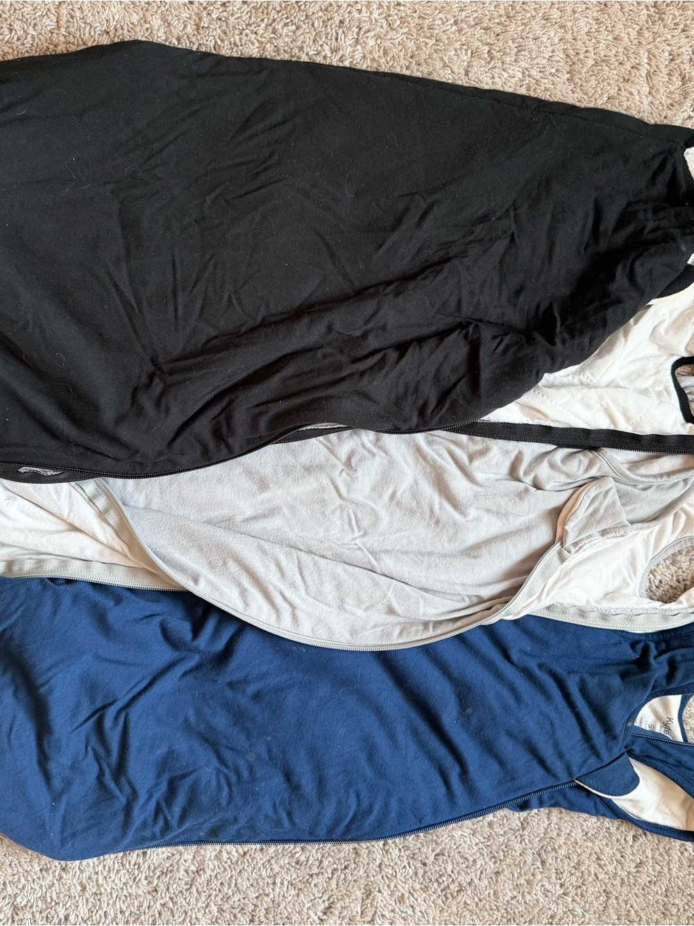 Kyte BABY Black, Gray, and Navy Sleep Sacks
